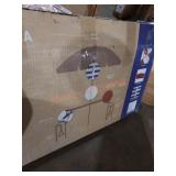 Portable picnic table and umbrella