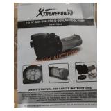 Xtremepower in ground pool pump