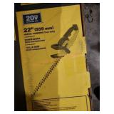 Dewalt 20v hedge trimmer- tool only