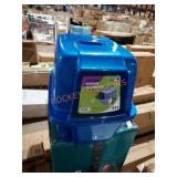 Extra giant enclosed cat liter pan