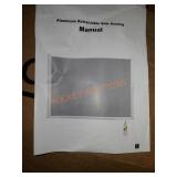 Aluminum side awning