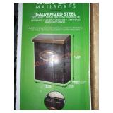 Gibraltar wall mount mailbox