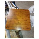 Folding Wod Table, 32" Square Top