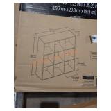 Mainstay 9 cube organizer