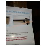 Span craft glass shelves