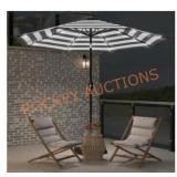 Maypex 9 ft. Steel Market Crank and Tilt Patio