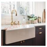 SINKOLOGY Bradstreet Farmhouse Apron Front Single