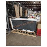 72" vanity combo with marble top