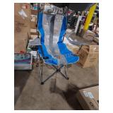 Folding chair with shade attachment