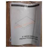 8" wood profile foundation