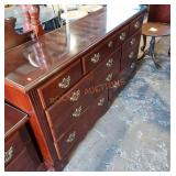Cherry 8 drawer long bureau