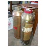 2ct Antique Fire Extinguisher