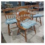 4pc Vintage Farmhouse Dining Chairs