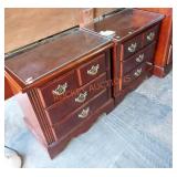 Pair of cherry nightstands