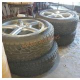 4pc Hancook American Racing Tire Set