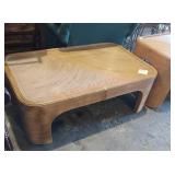 Pencil Reed Rattan Coffee and End Table