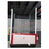 Bird cage and old baby rocker