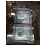 33X22" Elkay SS Sink Damaged