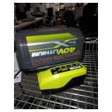 Ryobi 40v battery  and charger