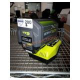 Ryobi 40v battery  and charger
