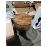 Gold drum with storage