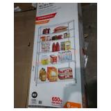 Hdx 6 shelf metal storage unit