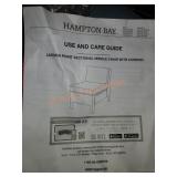 Hampton bay middle chair with cushion