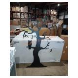 Spooky tree yard stake