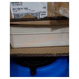 6pk Cordless parchment light filtering blinds