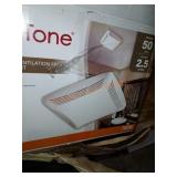 Nutone 50cmf ventilation fan with light