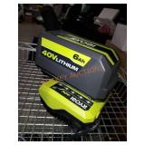 Ryobi 40v battery  and charger