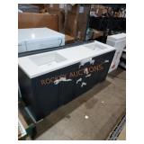 Kohler 60" double sink vanity