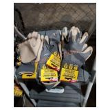 Firm Grip, honeycomb latex coated gloves. 4 pck