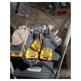 Firm Grip, honeycomb latex coated gloves. 4 pck