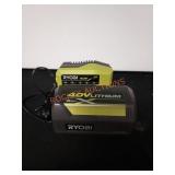 Ryobi 40v Lithium Battery & Charger