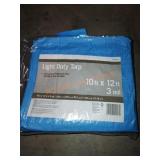 Light Duty Tarp 10"x12" 3 mil