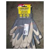 Firm grip honeycomb latex coated gloves