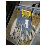 Firm grip honeycomb latex coated gloves