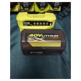 Ryobi 40v Lithium Battery & Charger