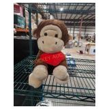 Animal adventures stuffed monkey