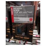Huttig-grip drywall screws. 1.25"x6"