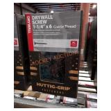 Huttig-grip drywall screws. 1.25"x6"