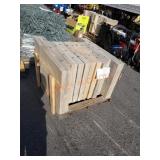 Cement paver skid lot