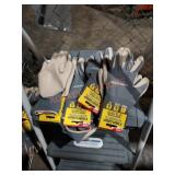 Firm Grip, honeycomb latex coated gloves. 4 pck