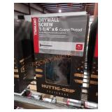 Huttig-grip drywall screws. 1.25"x6"
