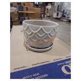 Southern patio  ceramic Wanda planter set