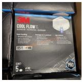 3M Cool Flow N95 Masks  8 boxes