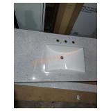 49" vanity top with sink