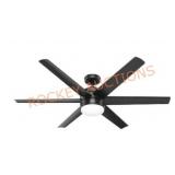 Hunter Invector 60 in. Indoor/Outdoor Matte Black