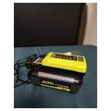 Ryobi 40v 4A Battery and Charger